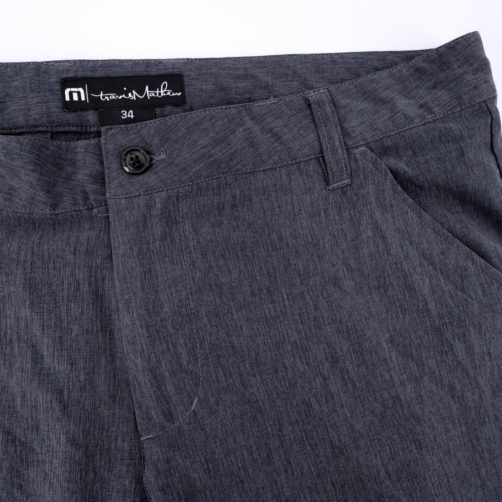 Travis Mathew Heathered Performance Golf Pants Grey Mens 34x32